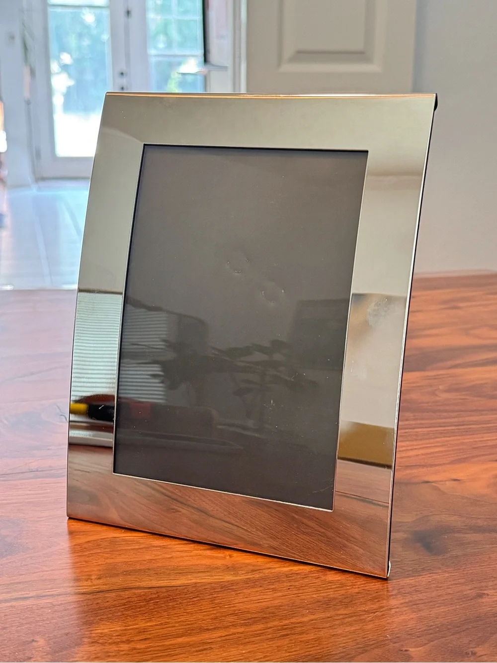 MCM Curved Photo-frame, Polished Stainless Steel